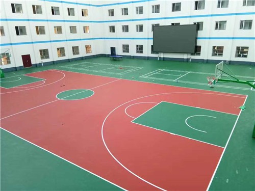 橡膠跑道案例沈陽某部隊(duì)球場