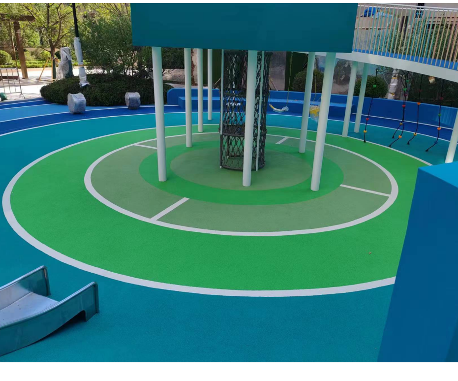 兒童游樂場塑膠地板實景圖16