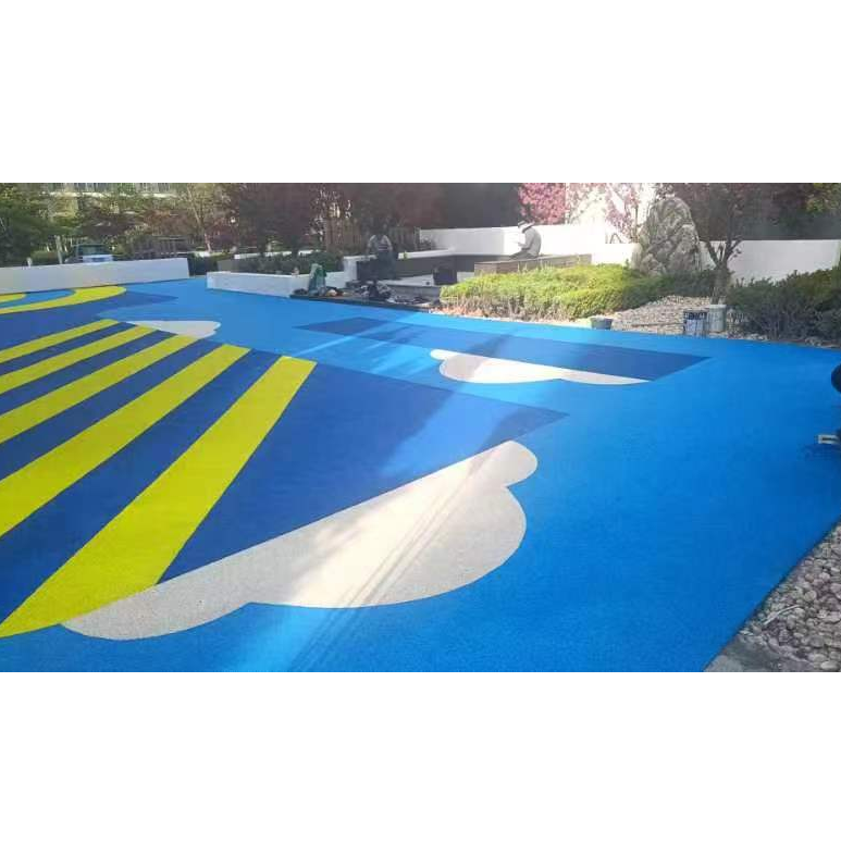 兒童游樂場塑膠地板實景圖12