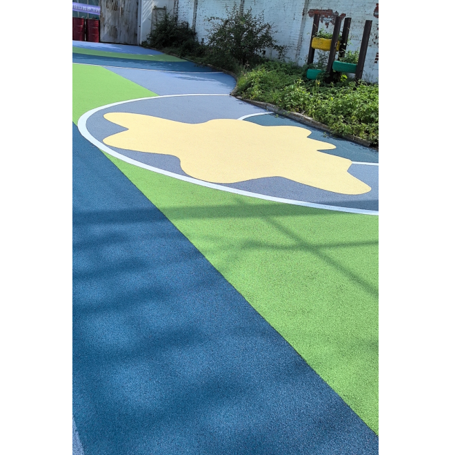 兒童游樂場塑膠地板實景圖20